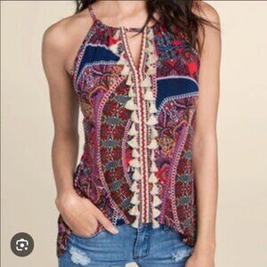 VENUS Women's Handkerchief Floral Print Top Size 1X
